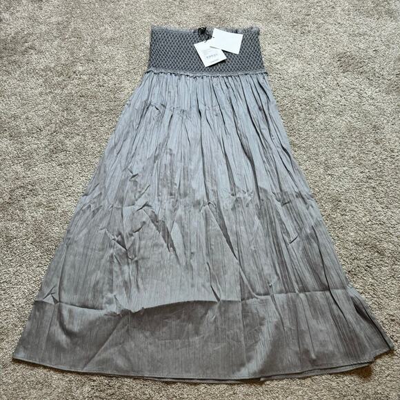 Toteme SAFARA COTTON SKIRT WITH SMOCK NWT Size Large - Picture 3 of 6